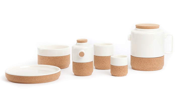 Cork Tea Cups with Ceramic for your Home Tableware. CORKWAY